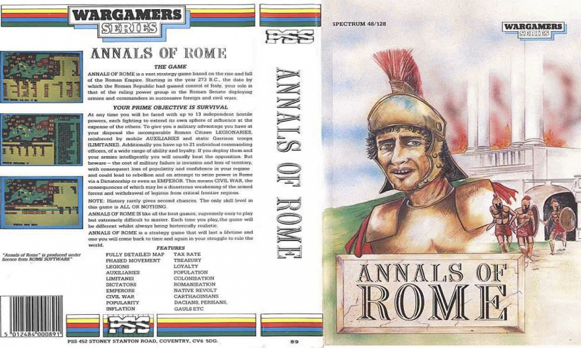 Annals Of Rome — box-texture (EU)