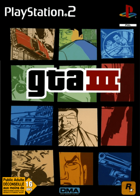 Grand Theft Auto III — box-2D (FR)