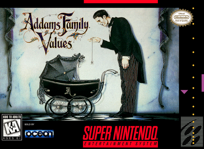 Addams Family Values box art