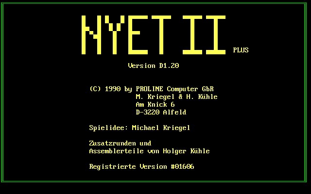 Nyet II Plus box art