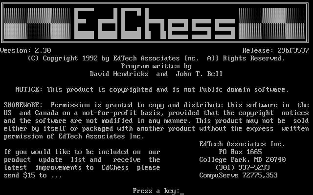 Ed Chess — sstitle (US)