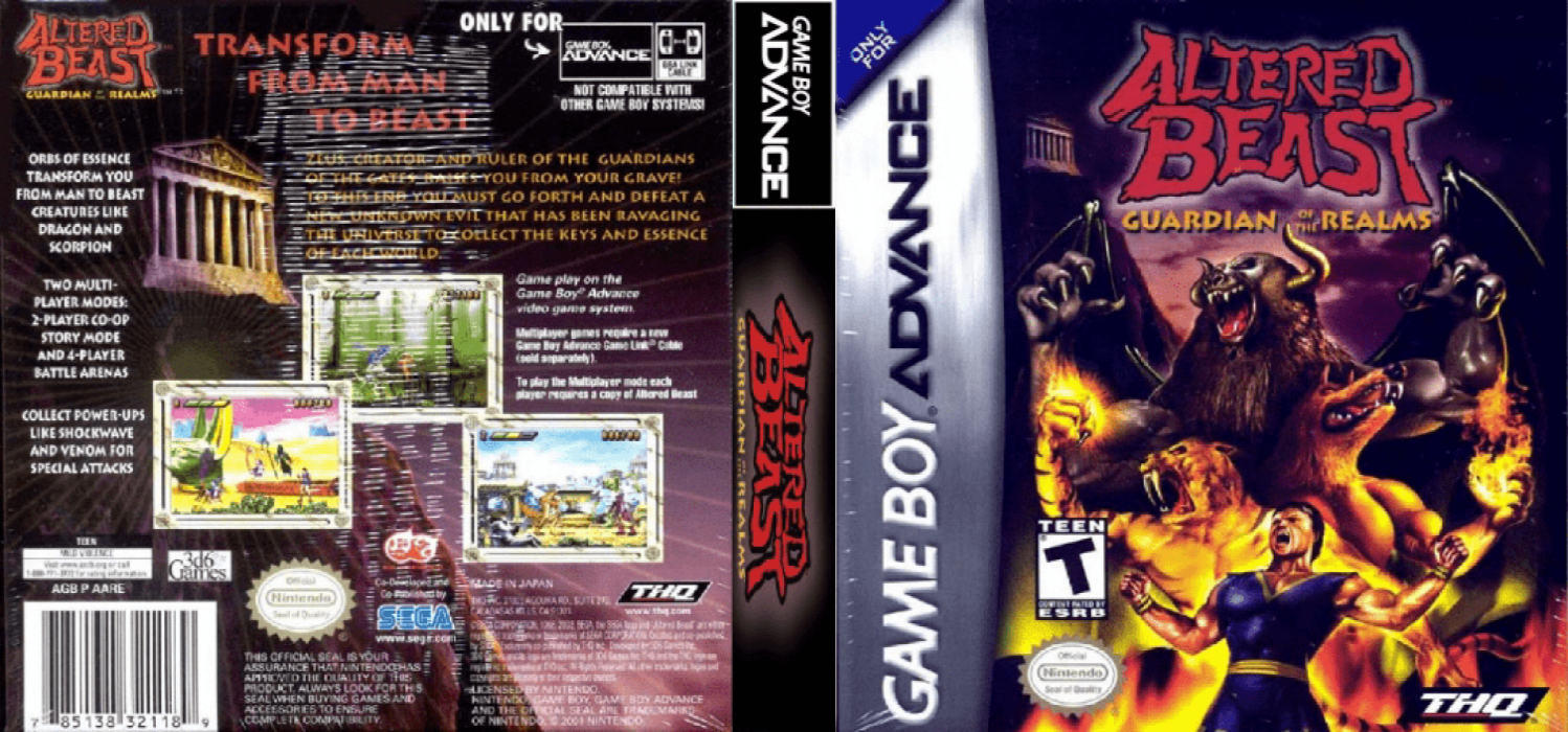 Altered Beast - Guardian of the Realms — box-texture (US)