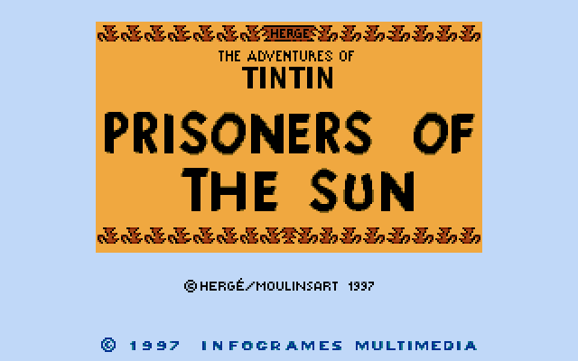 Adventures Of Tintin, The - Prisoners Of The Sun — sstitle (EU)