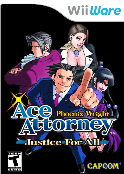 Phoenix Wright - Ace Attorney - Justice For All box art