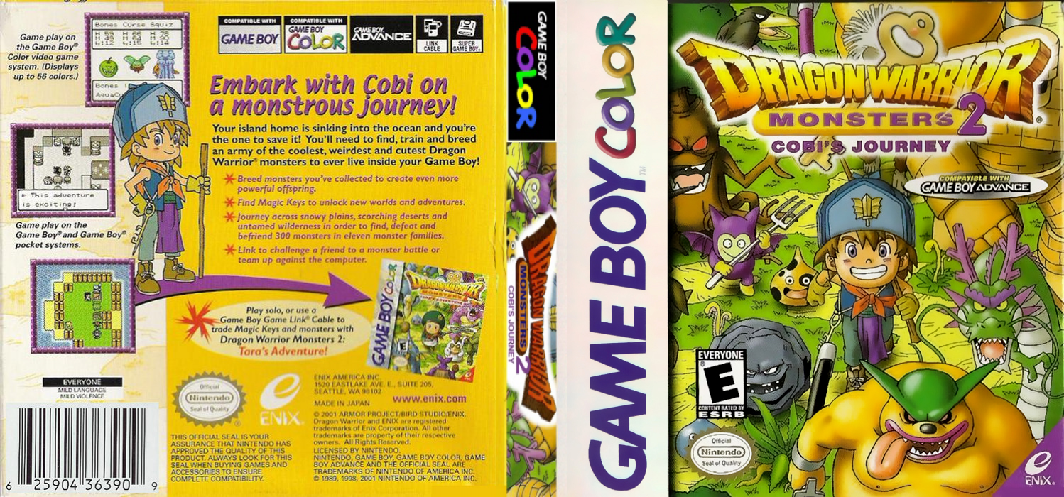 Dragon Warrior Monsters 2 - Cobi's Journey — box-texture (US)