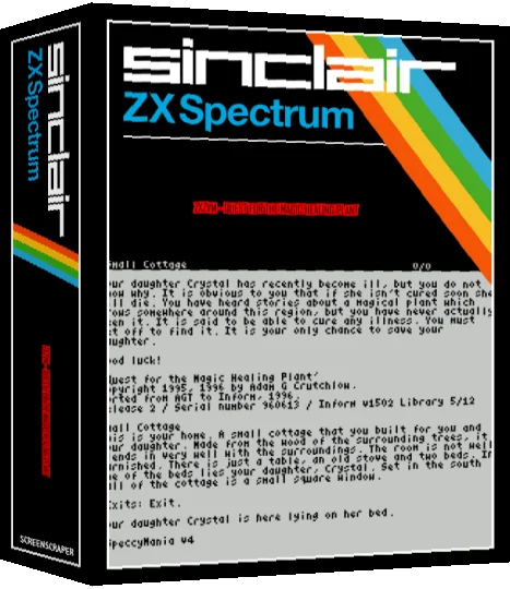 ZxZvm - Quest for the Magic Healing Plant — box-3D (SS)