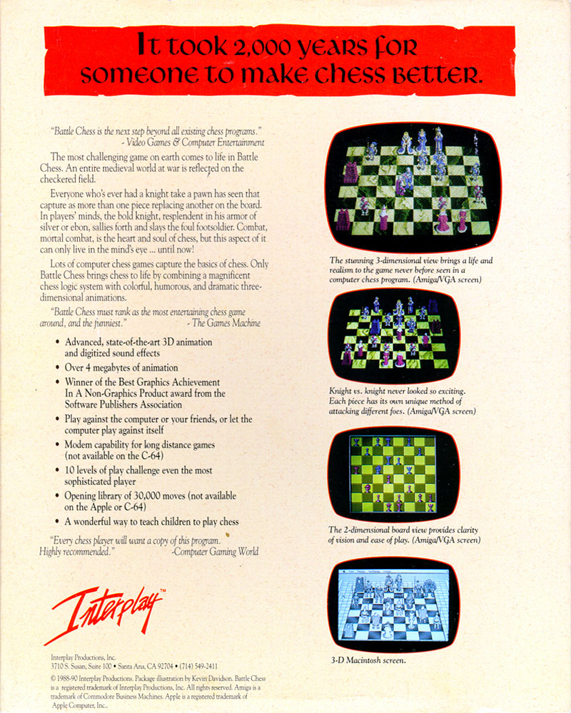 Battle Chess — box-2D-back (US)