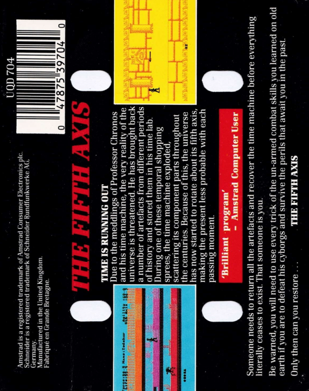 5ème Axe, Le — box-2D-back (EU)