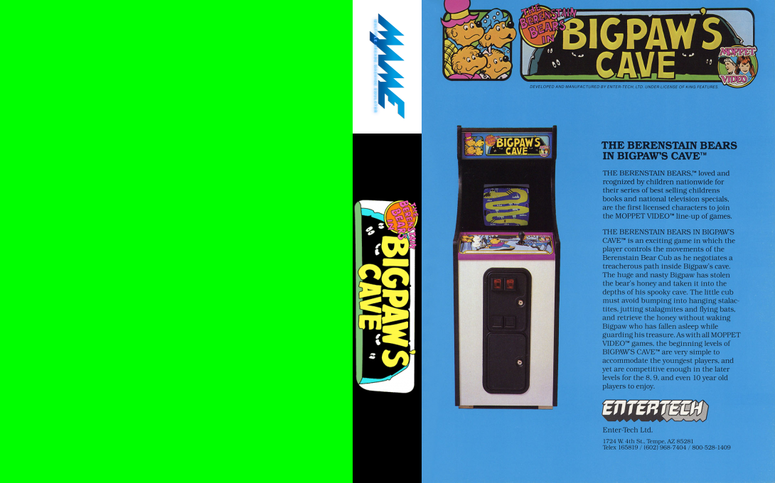 Berenstain Bears In Big Paw's Cave, The — box-texture (WOR)