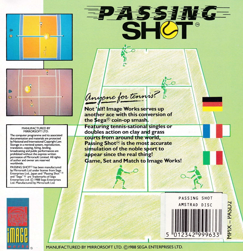Passing Shot — box-2D-back (EU)