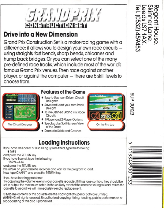 Grand Prix Construction Set — box-2D-back (WOR)