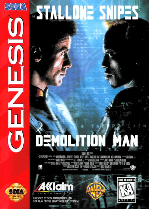 Demolition Man box art