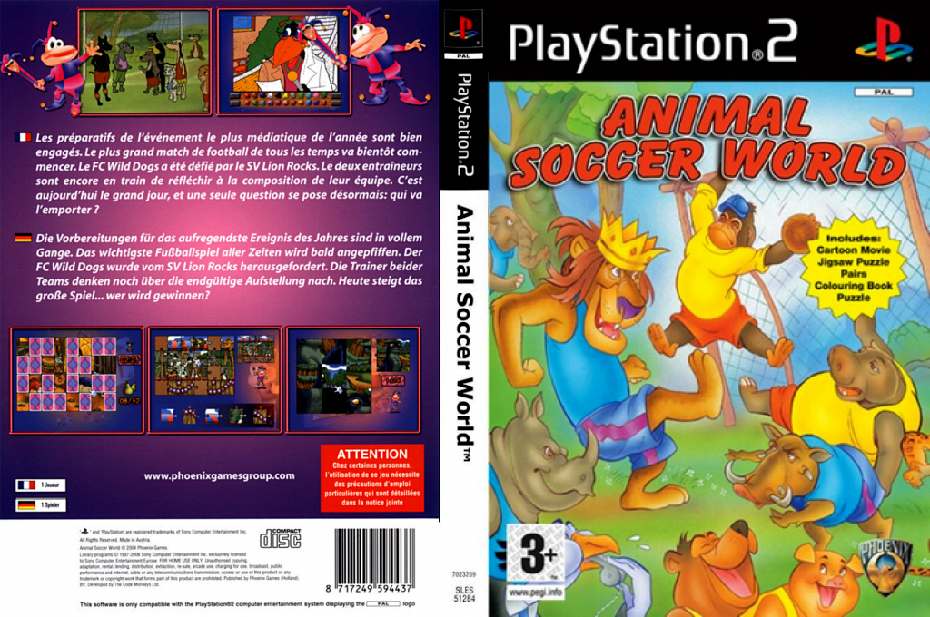 Animal Soccer World — box-texture (EU)