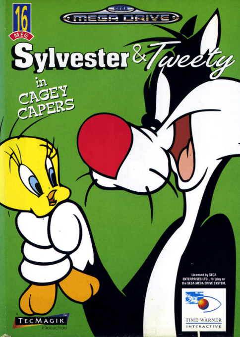 Sylvester & Tweety in Cagey Capers — box-2D (EU)