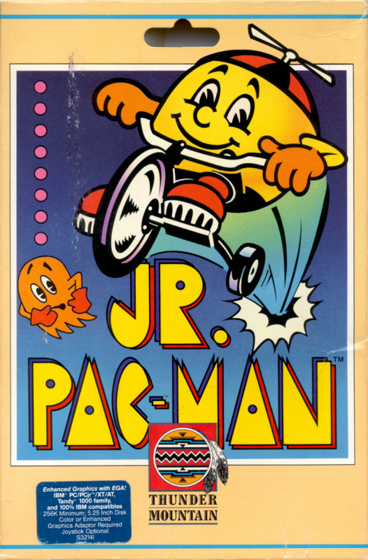 Jr. Pac-man box art