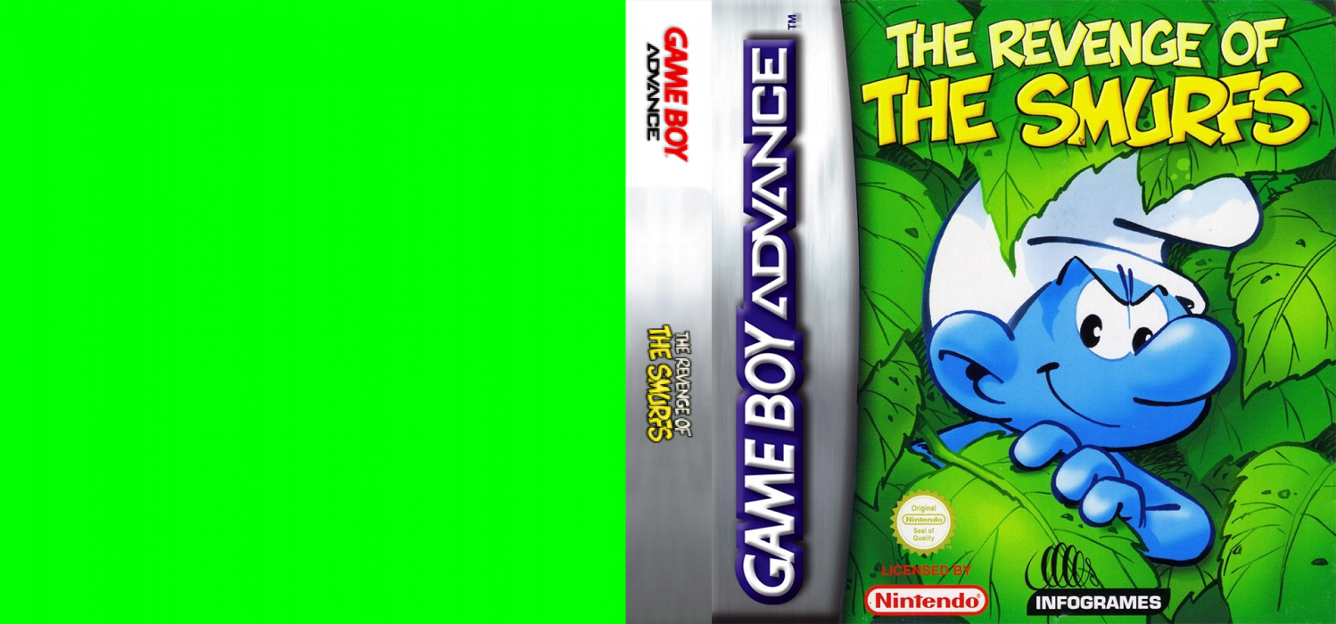 Revenge of the Smurfs, The — box-texture (EU)