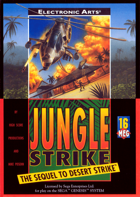 Jungle Strike - The Sequel To Desert Strike box art