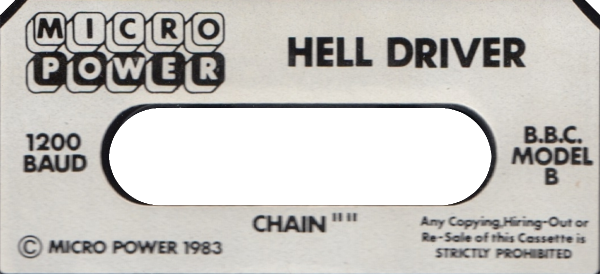 Hell Driver — support-texture (EU)