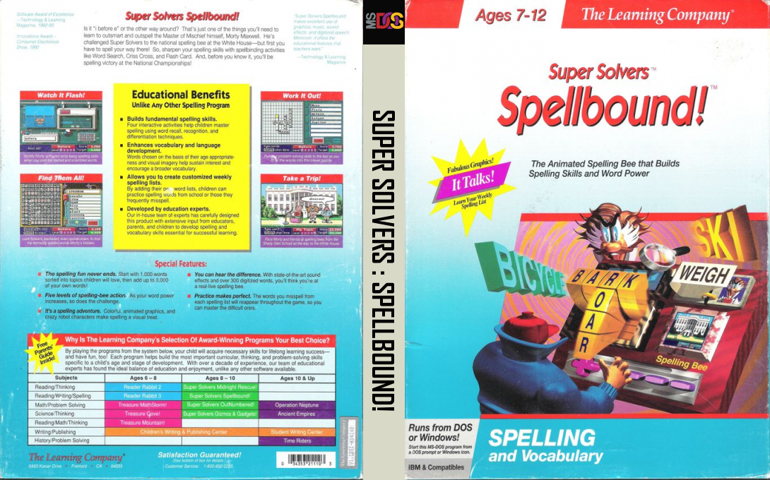 Super Solvers - Spellbound! — box-texture (US)