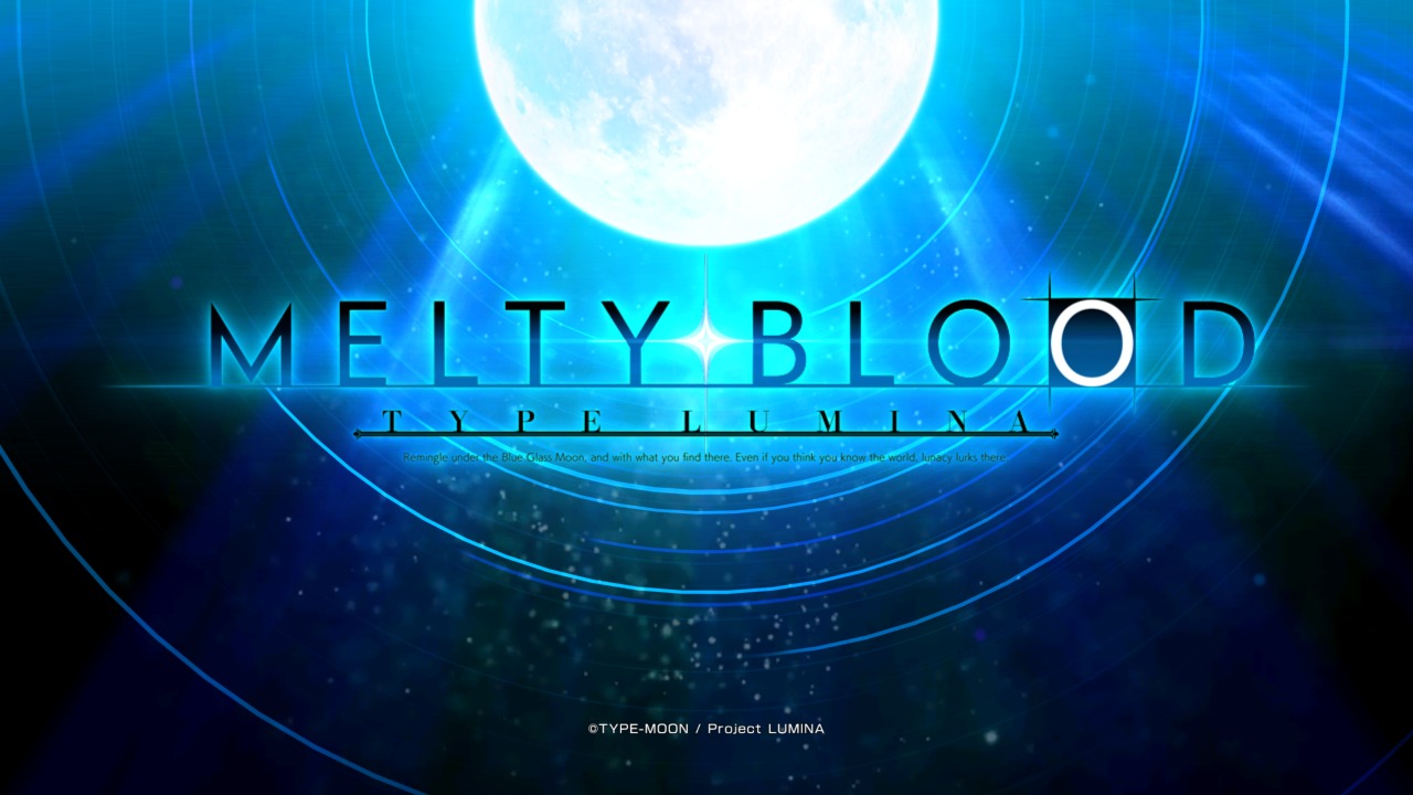 Melty Blood - Type Lumina — sstitle (JP)