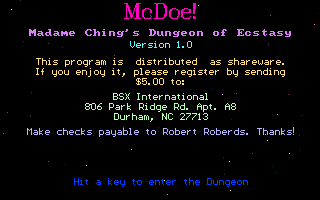 Madame Ching's Dungeon of Ecstasy — sstitle (WOR)