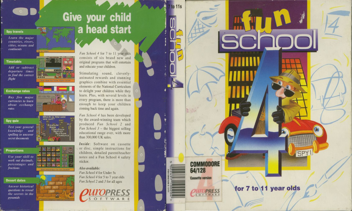Fun School 4 : For the over 7's — box-texture (EU)