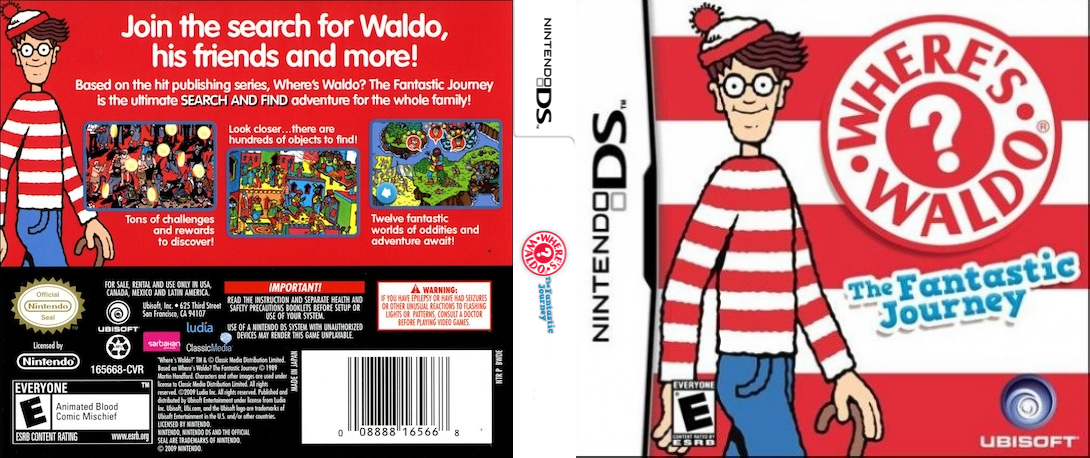 Where's Waldo - The Fantastic Journey — box-texture (US)