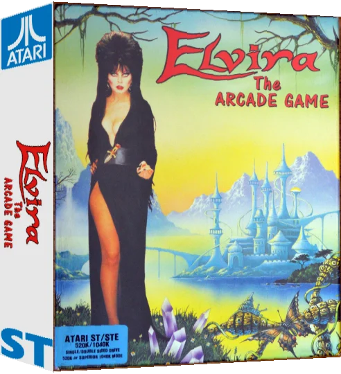 Elvira - The Arcade Game — box-3D (EU)