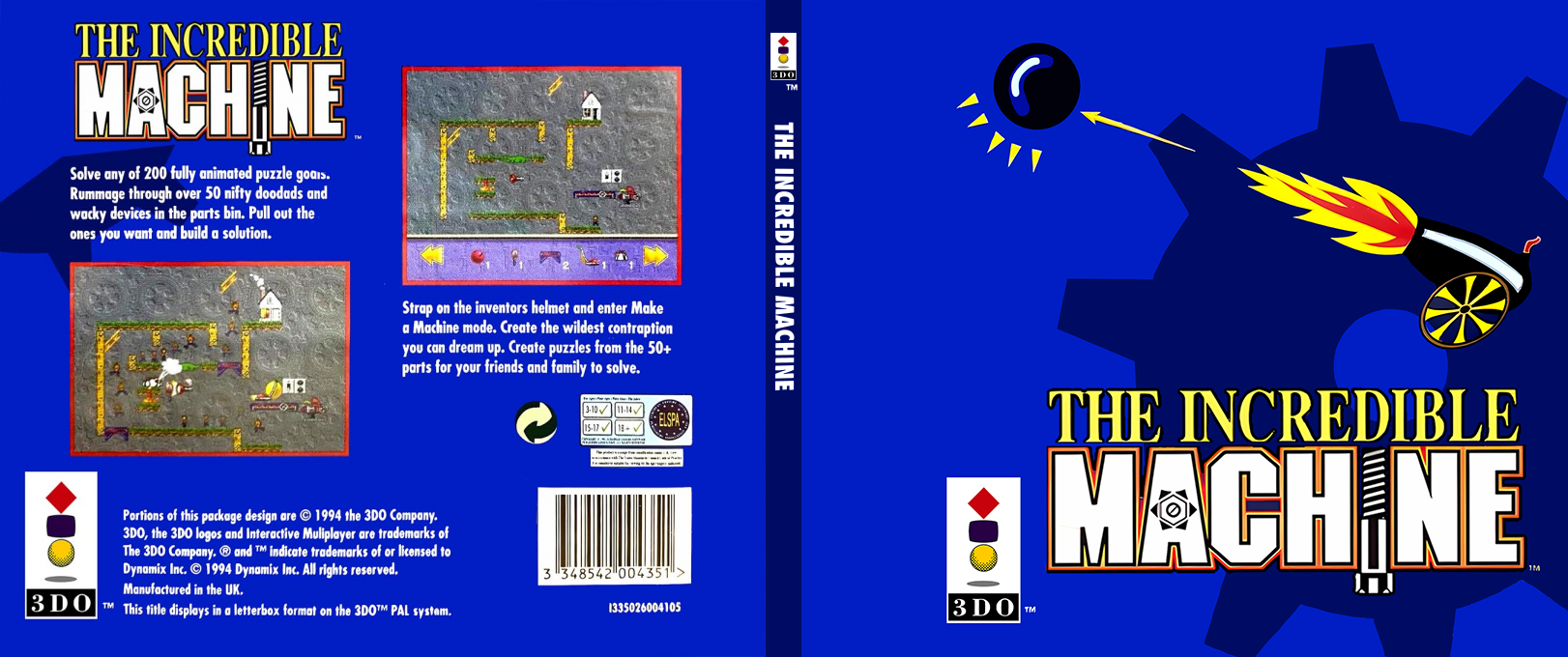 Incredible Machine, The — box-texture (EU)