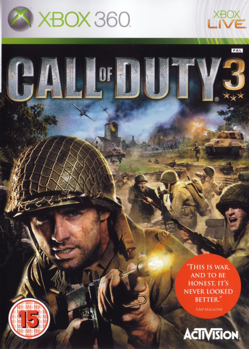 Call Of Duty 3 - En Marche Vers Paris — box-2D (UK)