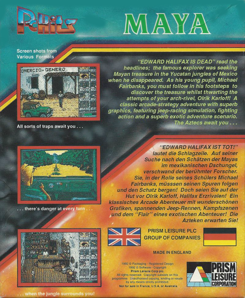 Maya — box-2D-back (EU)