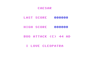 Bug Attack — sstitle (WOR)