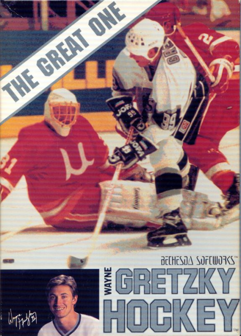 Wayne Gretzky Hockey box art