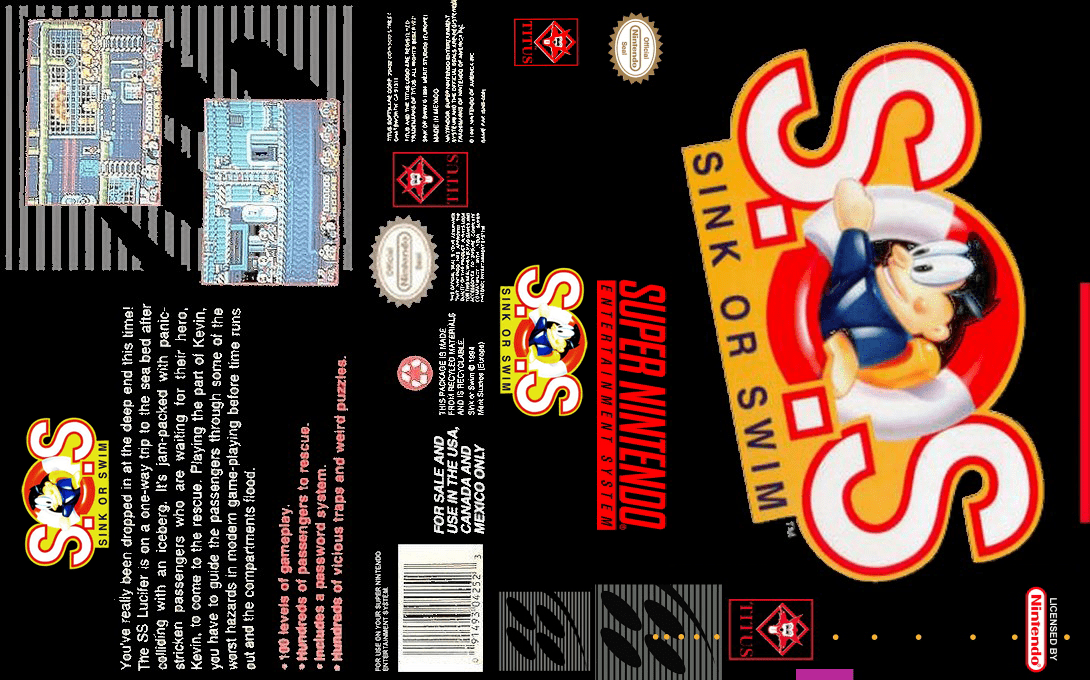 S.o.s. - Sink Or Swim — box-texture (US)