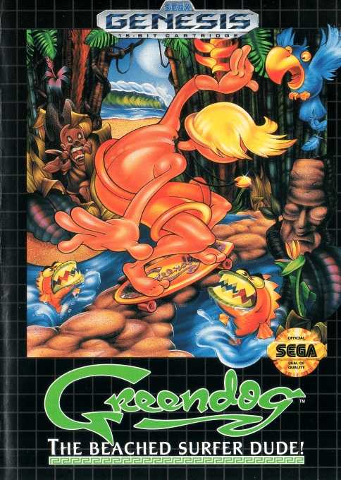 Greendog - The Beached Surfer Dude! box art