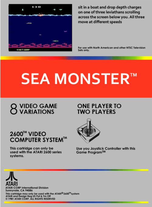Sea Monster — box-2D-back (CUS)