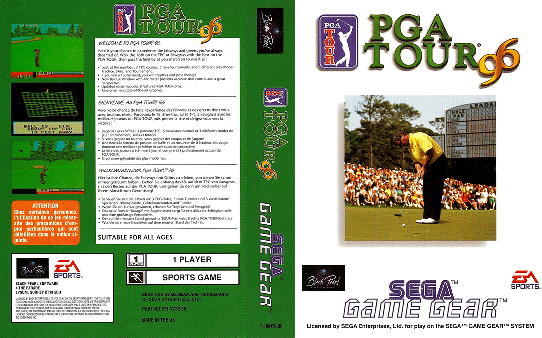 Pga Tour 96 — box-texture (EU)