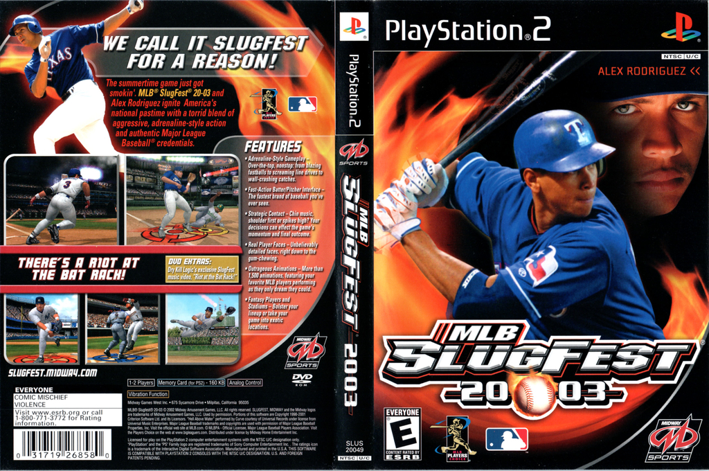 MLB SlugFest 2003 — box-texture (US)