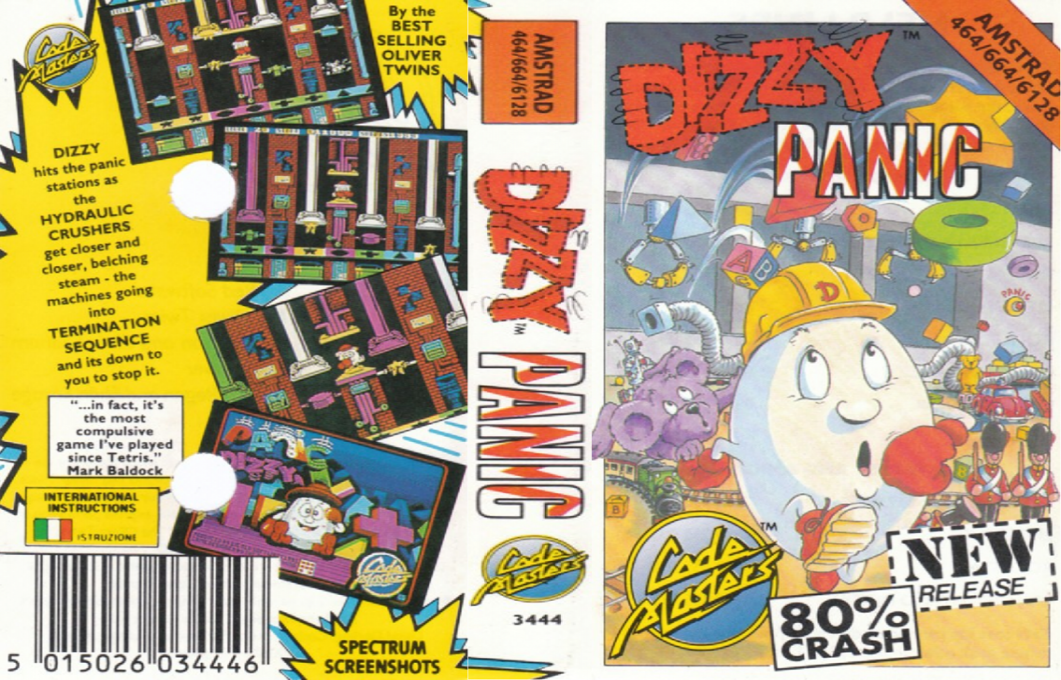 Panic Dizzy — box-texture (EU)