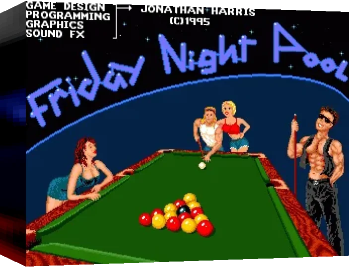 Friday Night Pool — box-3D (WOR)