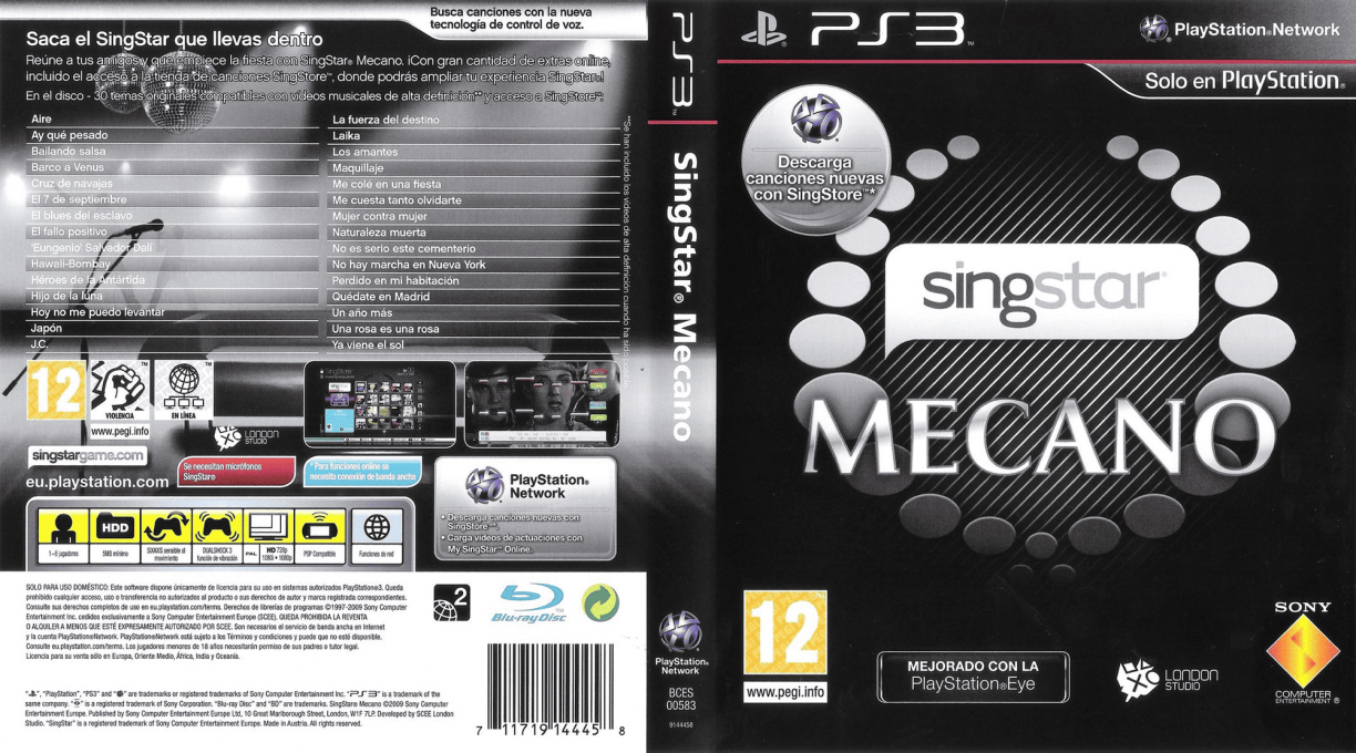 SingStar Mecano — box-texture (SP)