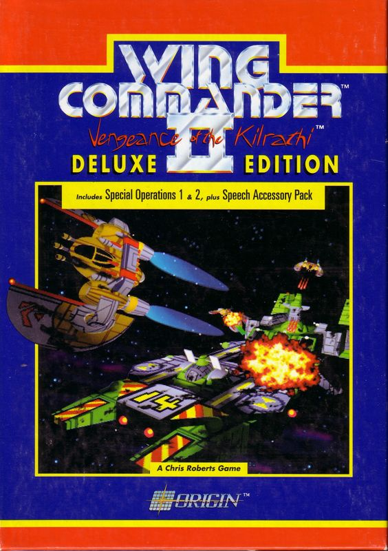 Wing Commander 2 - Vengeance of the Kilrathi - Deluxe Edition box art