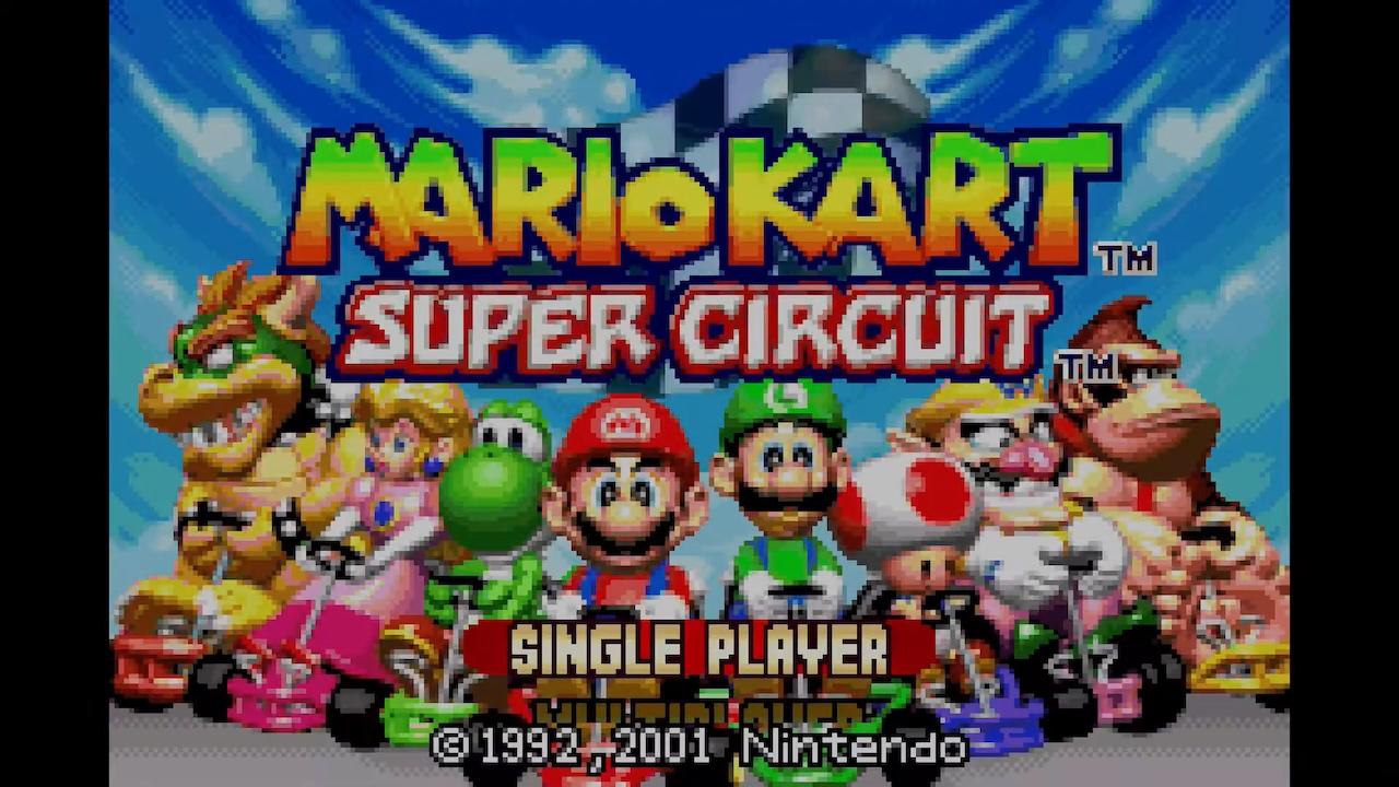 Mario Kart - Super Circuit — sstitle (WOR)