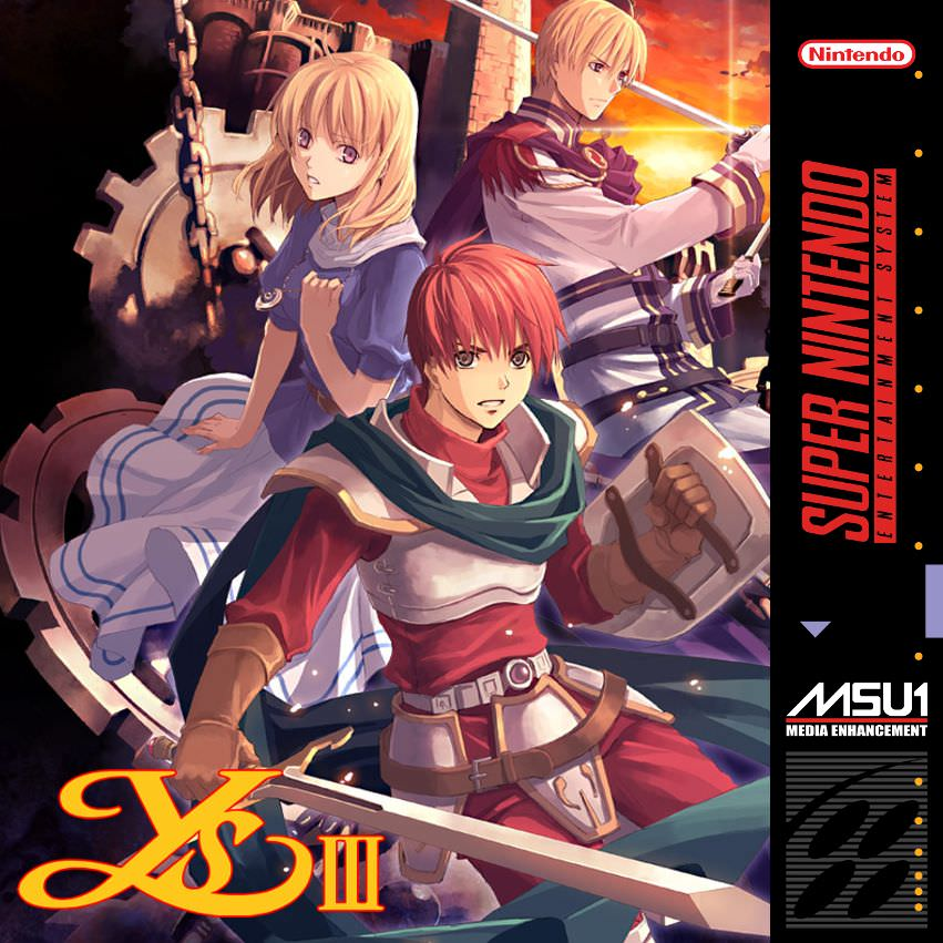 Ys III : Wanderers from Ys box art
