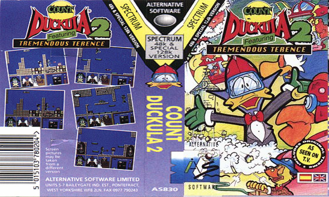 Count Duckula 2 Featuring Tremendous Terence — box-texture (EU)