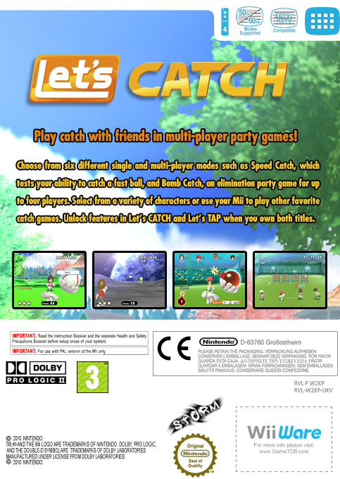 Let's Catch — box-2D-back (EU)