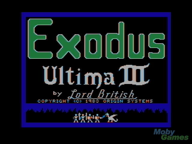 Ultima 3 - Exodus — sstitle (US)