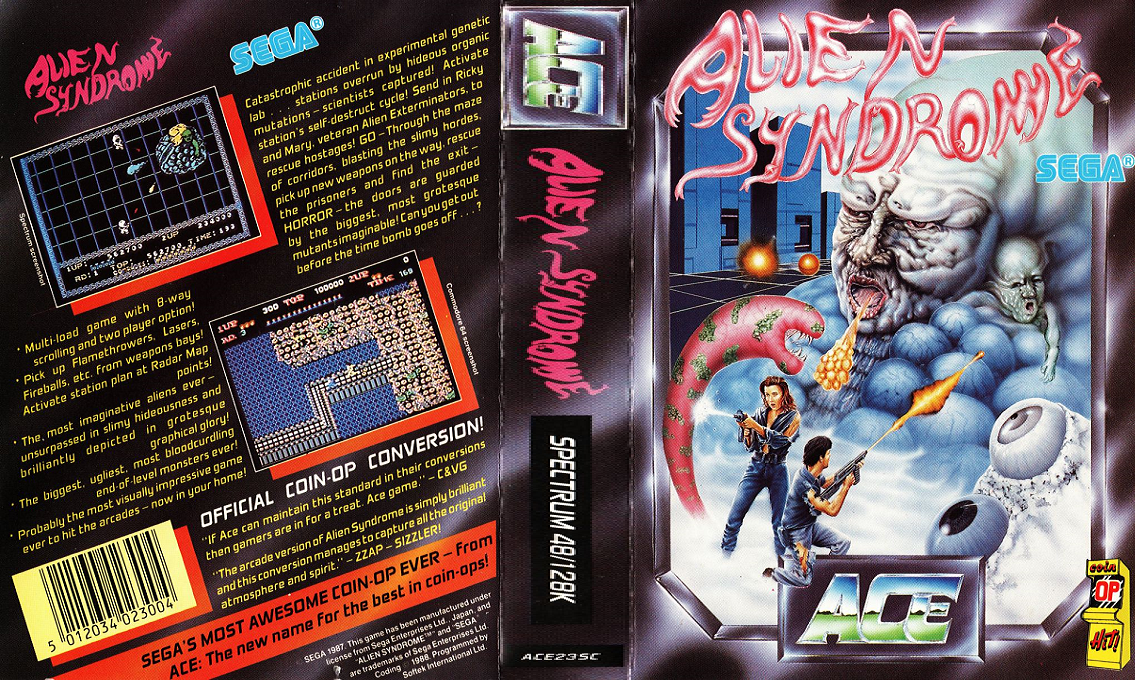 Alien Syndrome — box-texture (EU)