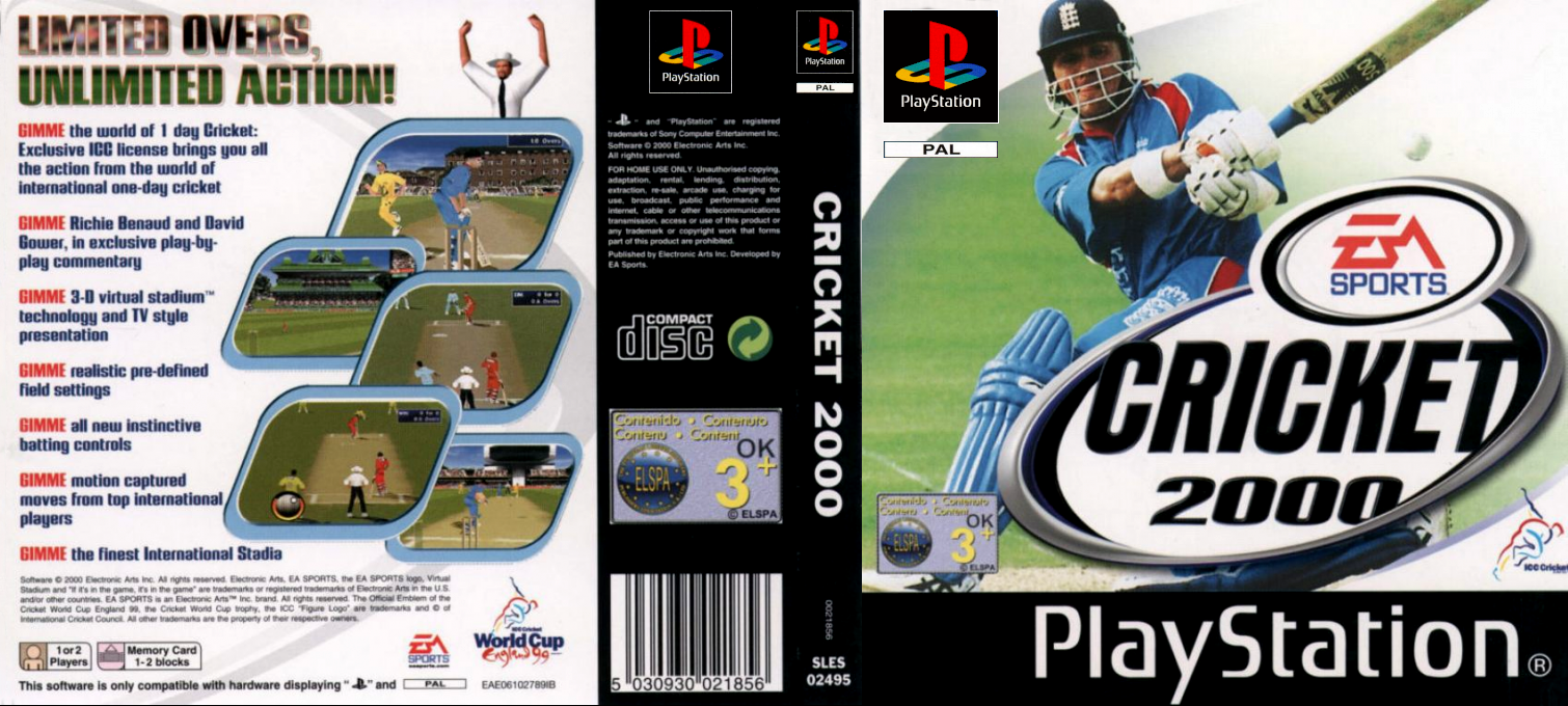 Cricket 2000 — box-texture (EU)
