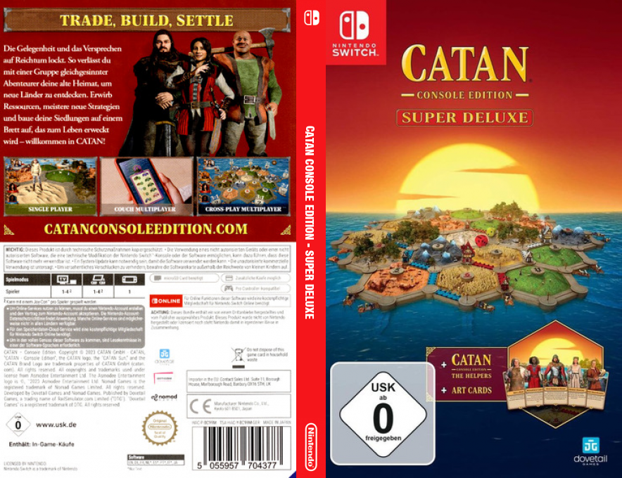 Catan Console Edition - Super Deluxe — box-texture (DE)